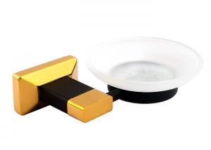 China Bathroom Set Bathroom Accessory Soap Holder Gold Plate / Paint Bathroom Supplies on sale