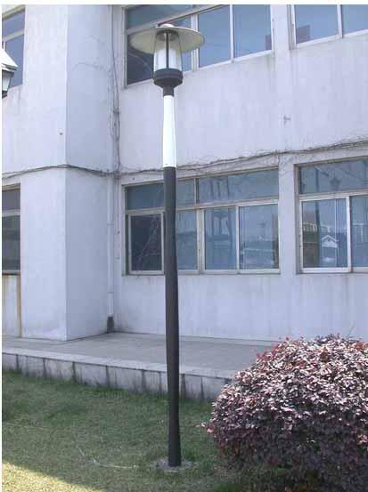 China Aluminum garden lamp post factory