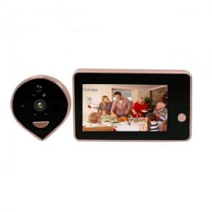 China Peephole WIFI Video Doorbell Battery Powered With 4.3 Inch High Definition LCD on sale