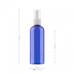 China 100ml Face Toner Fine Mist Spray Bottles Empty PET Refillable Travel Package Bottle factory