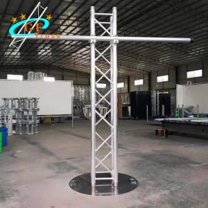 China 6.56FT 2 Meter Aluminum Lighting Truss Plasma TV Mount Stand Stage factory