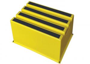 China Abrasive Tape Small Step Stool , Step Up Stool Hand Holes For Easy Lifting factory