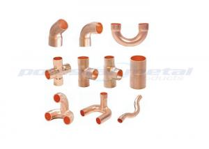 China Custom T2 Copper Pipe Fittings For Air Conditioner / Refrigeration Sweat Adaptor factory