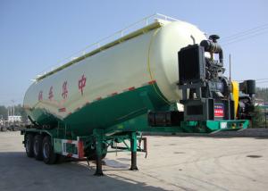 China CIMC dry silo cement bulk pneumatic carrier cement powder silo tank truck trailer for sale factory