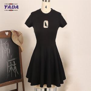 China Fashion cat womens beach wear brand lady dresses one piece latest for women summer skater dress factory