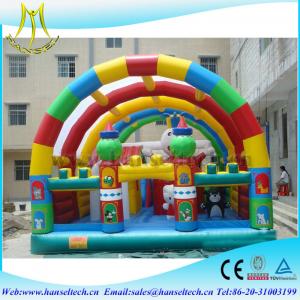 China Hansel high quality summer inflatables slide toys for sale in mall factory