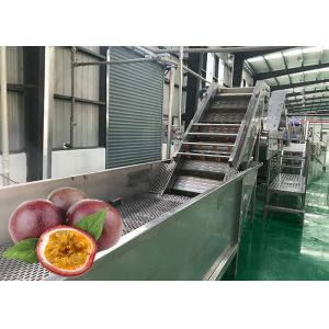 China Industrial Passion Fruit Processing Line Machine Turnkey Project SUS304 factory