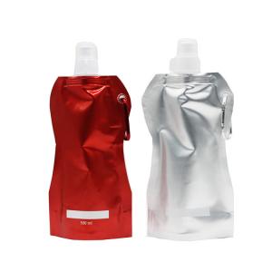 China Custom Liquid Packaging Plastic Spout Pouches Juice Drink Stand Up Bag With Nozzle on sale