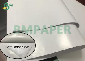 China Jumbo Rolls 80gsm Mirror Gloss Coated Self - Adhesive Sticker Paper for price labels factory