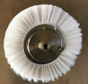 China White Nylon Brush Strip Wound Shaft Spiral Brush Customized on sale