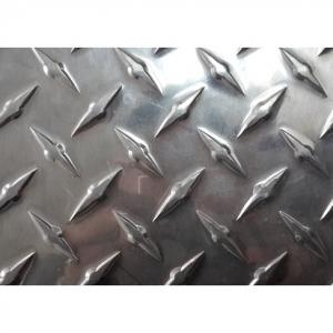 China 1060 3003 5052 6061 Aluminum Tread Plate Sheets Diamond Non-Slip  5 Bar on sale
