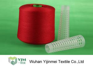 China Industrial Colored Dyed 100 Polyester Spun Yarn , Core Spun Polyester Sewing Thread on sale