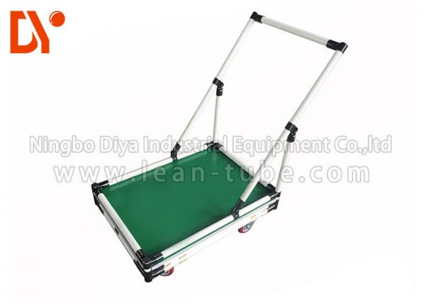 China Lean Pipe Tote Cart Turnover Trolley Recyclable For Automobile Parts factory