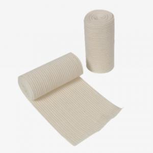 China 70% Skin Color Polyester Bleached High Elastic Force Bandage, Compression Bandage WL10004 factory