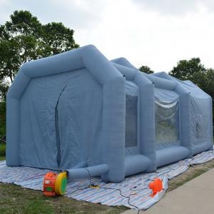 China Prep Vehicle Spray Booth Portable  Inflatable Automotive Paint Booth For Semi Trucks factory