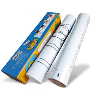China 9.6m Dry Erase Wall Mounted Drawing Paper Roll Modern Teacher Aids factory
