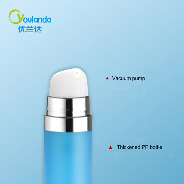 PP Portable Lotion Reusable Airless Pump Bottles Portable Lotion Container 15ml 30ml 50ml