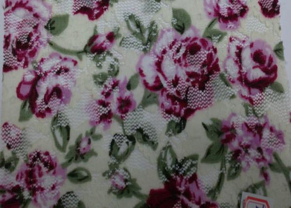 China Nice Flower Digital Printed Fabric with Wonderful Printing CY-LY0064 factory