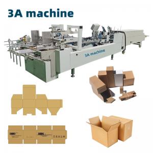 China CQT-800 WK-2 Small Carton Box Folding Pasting Machine for E Flute Corrugated Paper factory