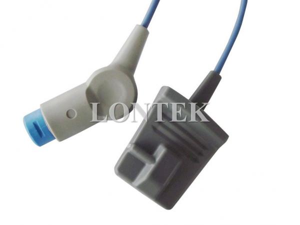 China Adult Soft Tip Philips Spo2 Sensors m1190a 12 Pin , Pulse Oximeter Probe factory