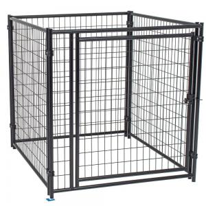 China Welded Wire Extra Heavy Duty Dog Crate House Pet  6x10 Outside factory