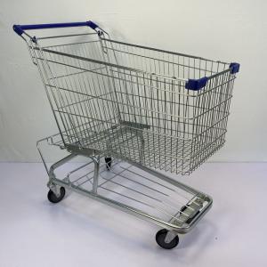 China 240L Convenience Store Grocery Carts Metal Durable German type Steel Shopping Cart factory