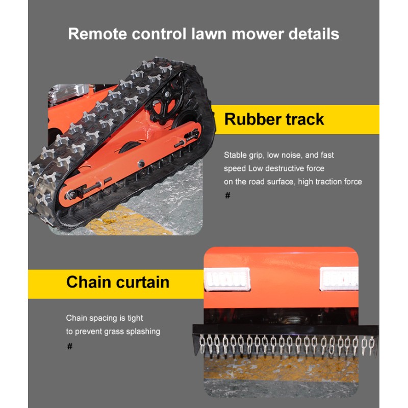 Remote Control Robot Automatic Lawn Mower Multifunctional Wireless Remote Control Lawn Mower