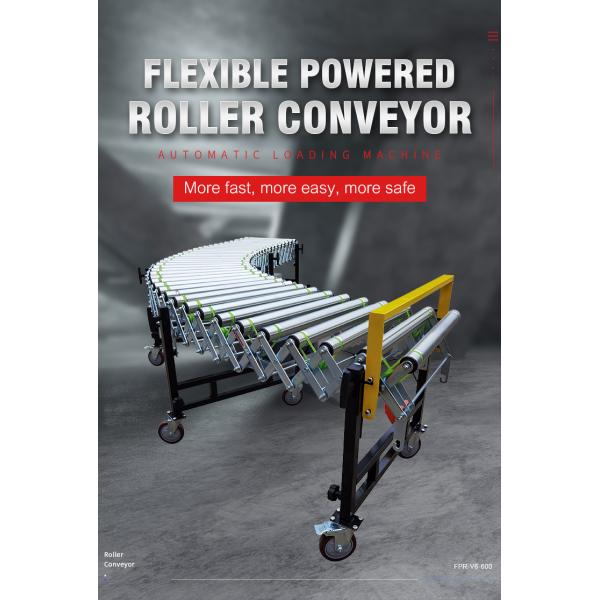 Flexible Powered Roller Conveyor for warehouse loading and unloading