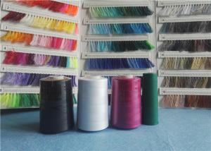 China Dyed 40/2 5000yards TFO / Ring Spun Polyester Yarn Spun Polyester Sewing Thread factory