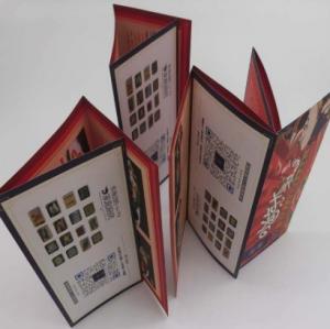 Small Folded Leaflet Printing For Electronics, Promotional C2s Paper 7 Folds User Manual