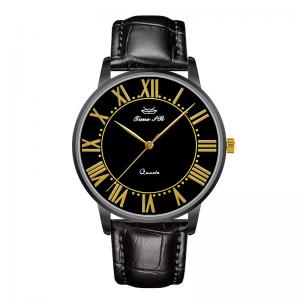 China Movement W0063L SHX Quartz Wrist Watch Leather Strap Domestic on sale