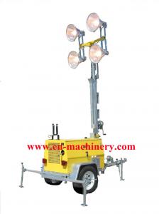 China Mobile Light Tower Generator Hand Elevated Solar Type Lighting Tower on sale