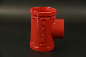China Ductile Iron Thread Tee Fittings 450-12 High Pressure Resistance factory