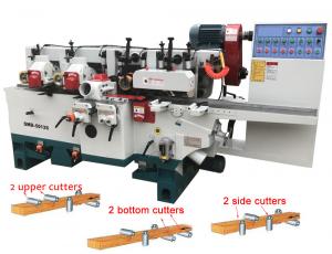 China Simple and Economical Four Side Planer Machine SMB-4018 four Sides moulder for wooden floor on sale