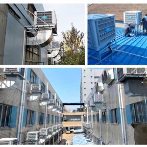 China Solar Window Air Conditioners 6KW Air Cooler 25000m3/H OEM ODM factory
