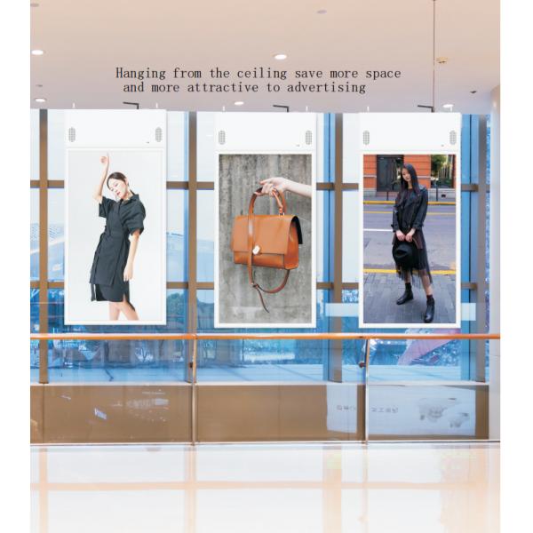 43 Inch Digital Signage Window Display With Dual Sided Ultra Narrow Frame