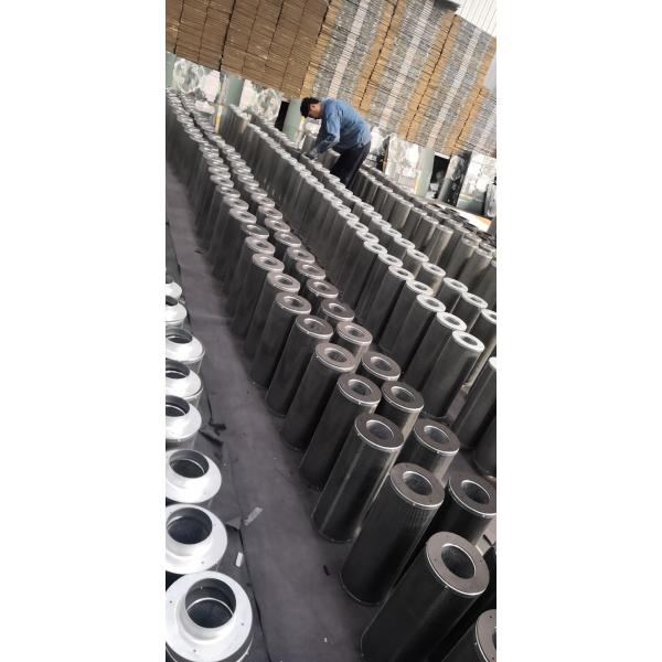 Galvanized Cartridge Carbon Filter Hydroponics , Silver Greenhouse Carbon Block Filter Cartridge