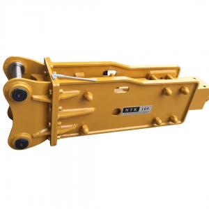 China 11 Ton 16 Ton Digger Breaker 100mm PC120 Hydraulic Rock Hammer For Excavator factory