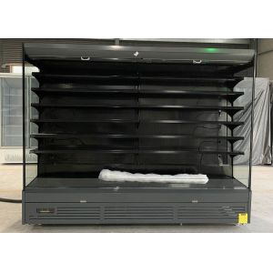 China AUTOMATIC DEFROST 6-FT PLUG-IN OPEN-CASE CHILLER BLACK factory