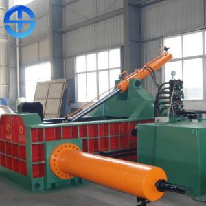 China Industry Recycling Press Machine 1250 KN Scrap Aluminum Baler Customized Bale Size factory