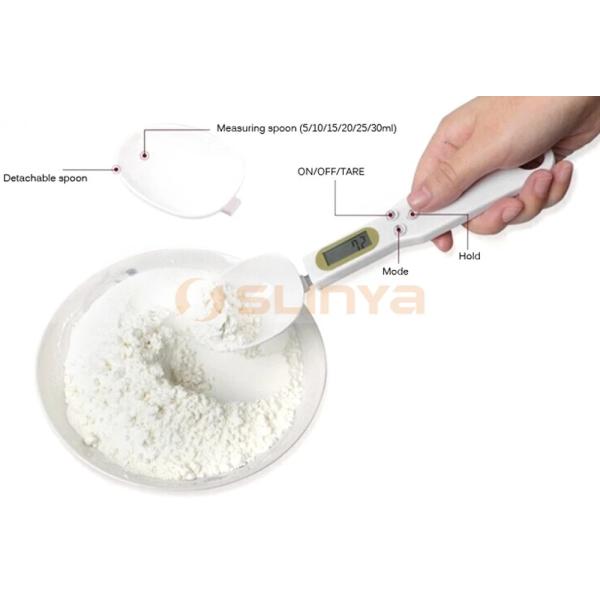 Weight Measuring Function Plastic Lcd Digital Liquid Bulk Measuring Spoons With Scale for Cooking
