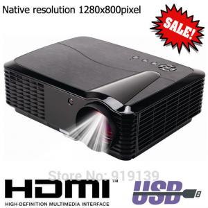 China Native 1280x800pixels HDMI LED Projector Quality Image Compatible For PS Xbox DVD Computer factory