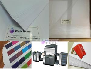 China Fuji - Xerox Digital Printing PVC Card Material For IC Cards Production factory