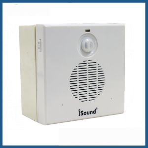 China COMER MP3 sound wall mount speaker infrared motion sensor alarm announcer on sale