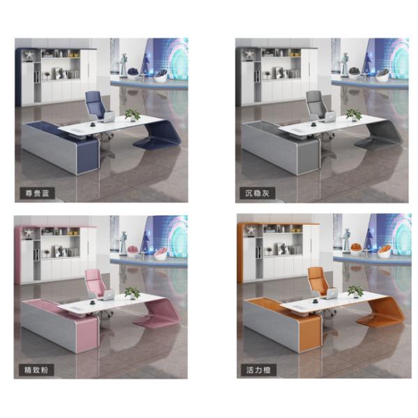 High End Luxury Furniture Office Desk With Drawer Anthracite