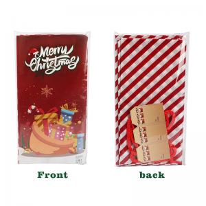 China Extra Large Santa Claus CMYK Custom Plastic Gift Bags For Toys Wrapping factory