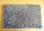 Customized Grey Durable Non Slip Shower Mat Eco-Friendly / Large Bathroom Rugs