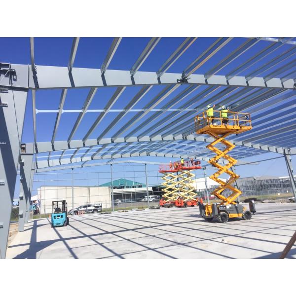 Prefab Metal Space Frame Q235 Q355B Grade Customized Steel Structure Workshops Factories
