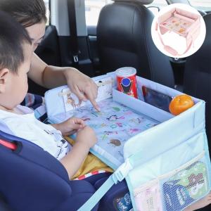 China Customized Waterproof Baby Car Seat Tray Kids Stroller Car Seat Food Holder Desk factory