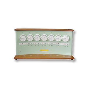 China BS 22313 JIS L1059-1 ISO 2313 Monsanto 7 Station Fabric Wrinkle Recovery Tester Fabric Crease Recovery Testing Machine factory